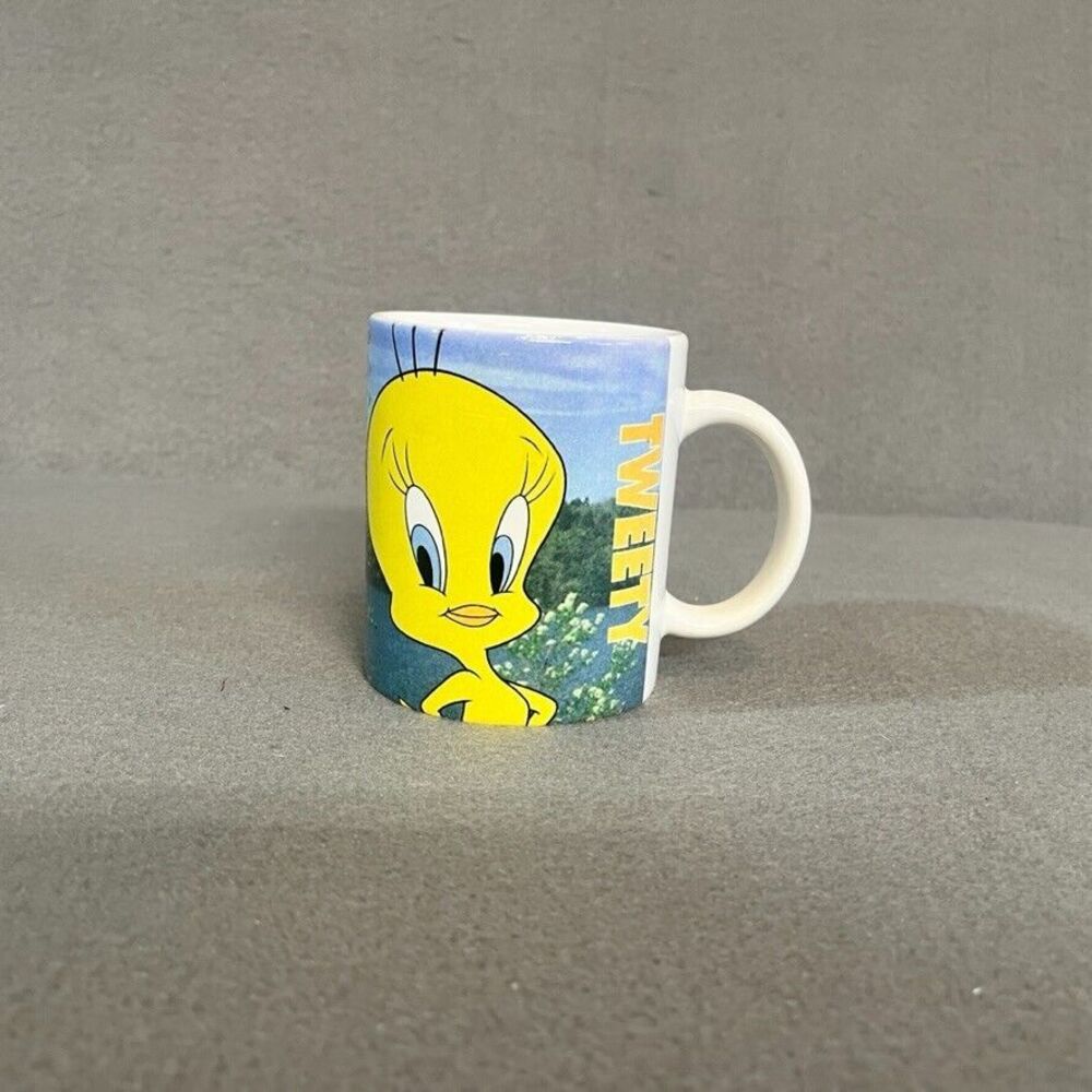 Tweety Bird Coffee Mug cup Vtg Warner Brothers Xpres 1996 Looney Tunes